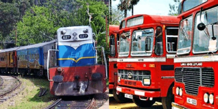 පොසොන් පෝය වෙනුවෙන් විශේෂ බස්‍ රථ සහ දුම්රිය ප්‍රවාහන සේවයක්