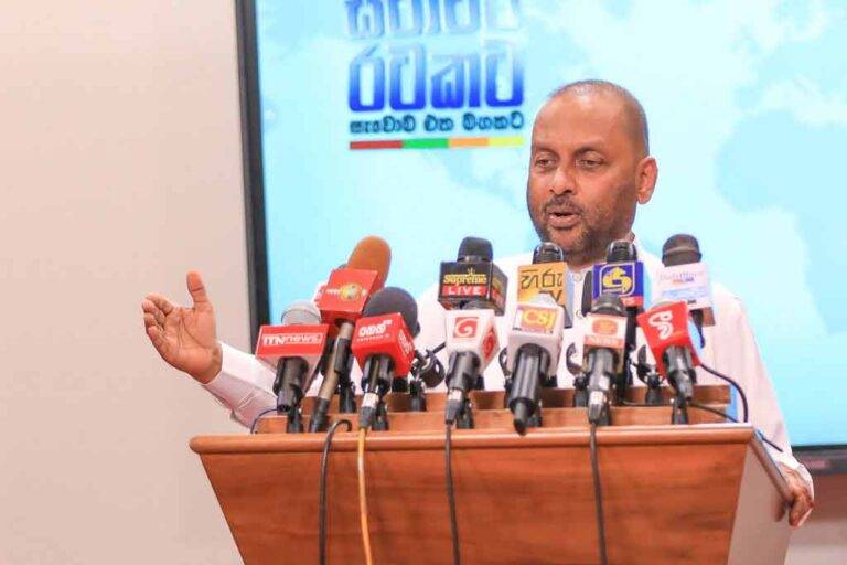 ජනතාව කුසගින්නේ දුක් විඳිනවා යැයි විපක්ෂය කියන කතා බොරු – ඇමති අමරවීර