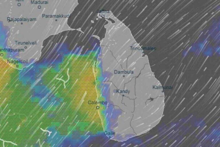 නිරිත දිග මෝසම දිවයින හරහා සම්පූර්ණයෙන්ම ස්ථාපිත වෙයි