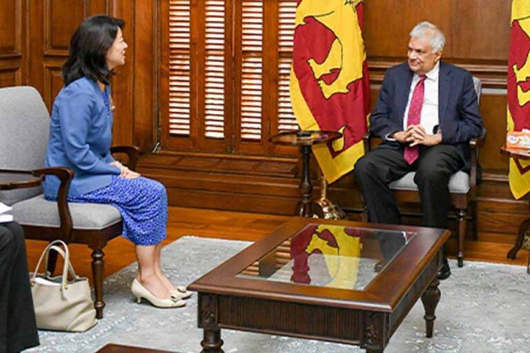 ජනපති රනිල් සහ මෙරට UNDP නිත්‍ය නියෝජිතවරිය අතර හමුවක්