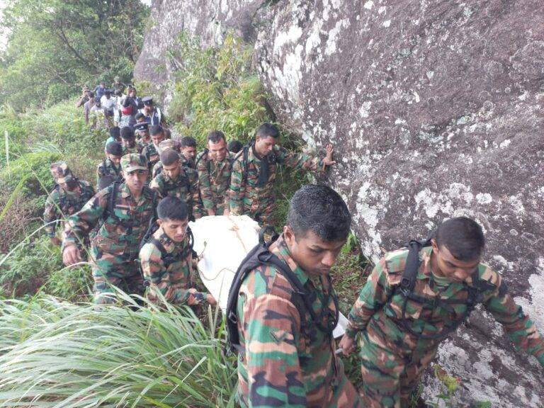 අතුරුදන් වූ විදේශීය කාන්තාවගේ මළසිරුර සොයාගැනීමට 11 පාබල සේනාංක භටපිරිස්හි සහයෝගය