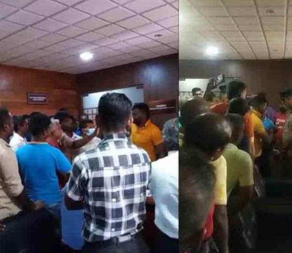සේවකයන්ට සිරවූ සභාපතිවරයා