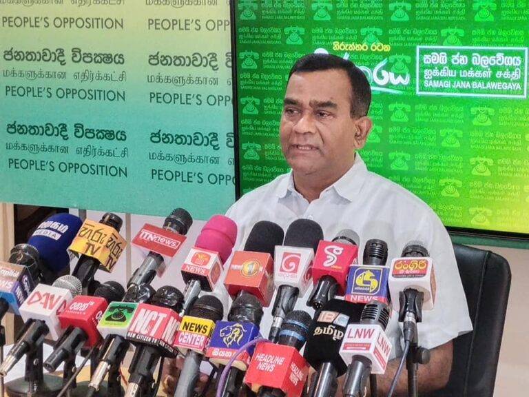ජාතික ජන බලවේගය කියන ලේබලය අලවාගත්තාට ජාතික ජන බලවේගයේ අලුත් පුද්ගලයෙක් නෑ – තිස්ස අත්තනායක