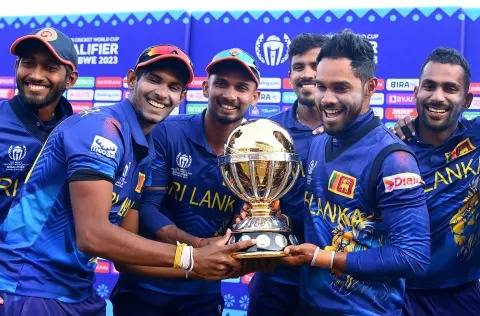 ශ්‍රී ලංකාව ලෝක කුසලානය දිනන්නට තරග වඳින කණ්ඩායම් අතරට පහසුවෙන්ම