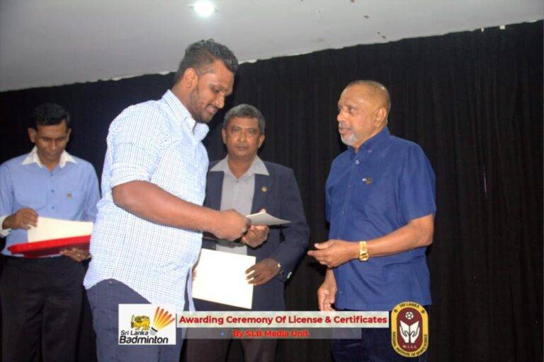 ජාතික ක්‍රීඩා විද්‍යායතනය සහ ශ්‍රී ලංකා බැඩිම්න්ටන් එක්ව පුහුණු දැණුම ඔසවයි