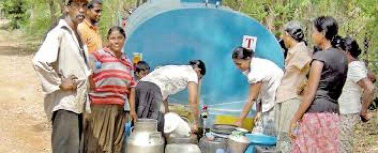 නියඟය නිසා දිස්ත්‍රික්ක 12කට පානීය ජල ගැටළුව උග්‍ර වෙයි!