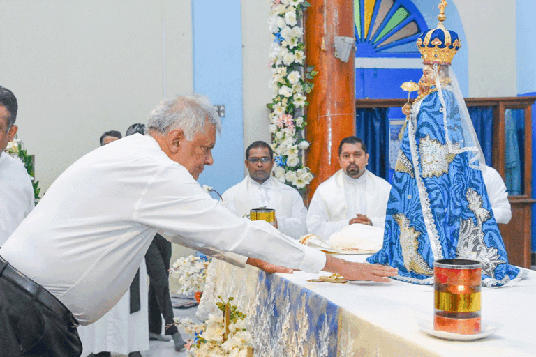 ජාතික සමගිය හා සංහිඳියාව ඇති කිරීම වෙනුවෙන් ජනපති දරන ප්‍රයත්නයට වතිකානුවේ හා කතෝලික සභාවේ ආශිර්වාදය