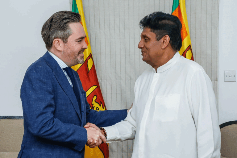 එක්සත් ජාතීන්ගේ සංවිධානයේ මෙරට නව නියෝජිතයා සහ විපක්ෂ නායක සජිත් අතර හමුවක්