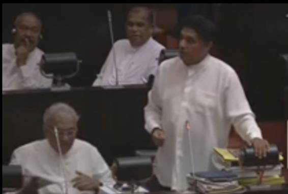 කතානායකවරයාගේ දිව දෙකේ වැඩපිළිවෙළට විපක්ෂ නායකවරයාගෙන් දොස්