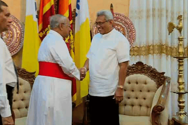 කාදිනල් හිමි ජනාධිපතිවරණයට පෙර පැහැදිලිවම ගෝඨාභය වෙනුවෙන් පෙනී හිටියා – හිටපු ජනාධිපති උපදේශක ගිනිගේ