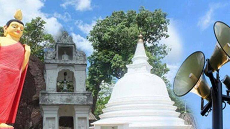 පන්සල් වල ශබ්ද දූෂණයෙන් පැවසෙන්නේ ඒවායේ ආධ්‍යාත්මික හිස් බවයි-කදුරුපොකුණේ සුමංගල හිමි