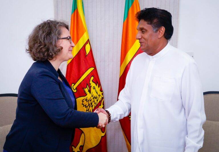 විපක්ෂ නායක සහ ශ්‍රී ලංකාවේ ජර්මන් කර්මාන්ත හා වාණිජ කටයුතු පිළිබඳ ප්‍රධාන නියෝජිතවරිය අතර හමුවක්!
