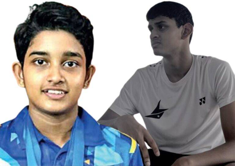 රනිත්මා සහ ආශිංෂන ජාත්‍යන්තර බැඩිමින්ටන් පිටියේ හරඹ කරන දවසක්