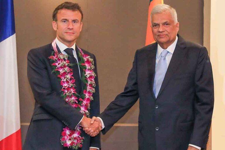 ශ්‍රී ලංකාව සහ ප්‍රංශය අතර ද්විපාර්ශ්වික සබඳතා තවදුරටත් ශක්තිමත් කිරීමට සැලසුම්!