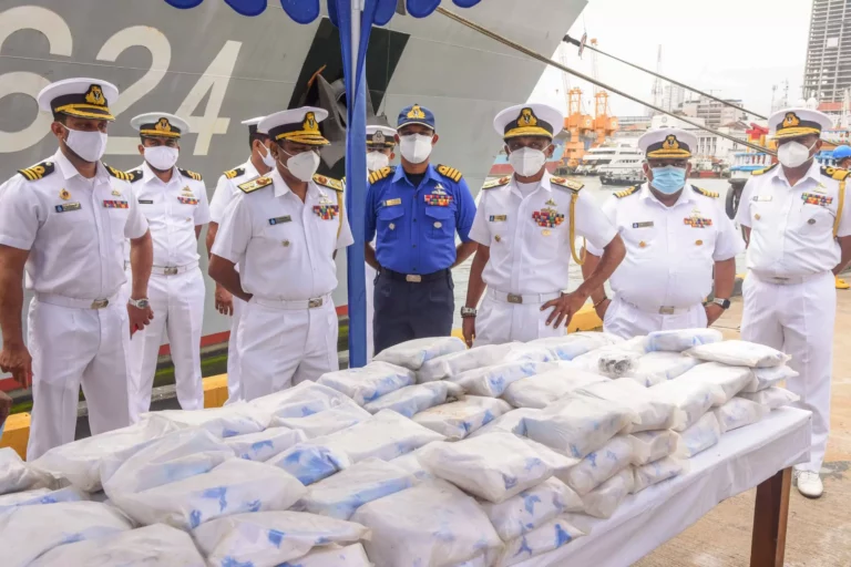 2023 වසරේ නාවික හමුදා වැටලීම්වලින් රු. මි. 20,576 ක මත්ද්‍රව්‍ය සොයාගෙන!