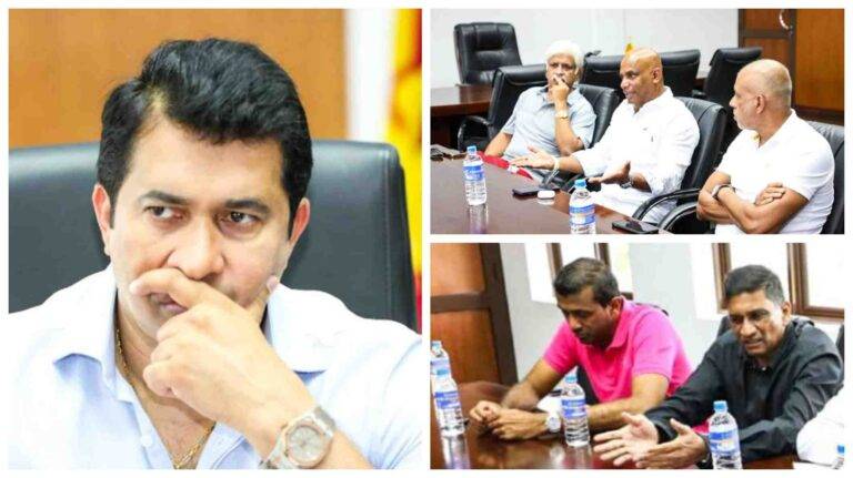ඇමතිගේ කැන පැනීම ඉස්සරවීම ගැන ආණ්ඩුවේත් තැන තැන කතා