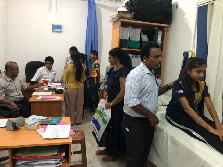 ඉඩ නැති කළුබෝවිල ක්‍රීඩා වෛද්‍ය ඒකකය