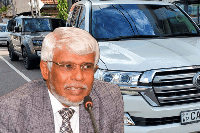 හිටපු ඇමති නසීර් අහමඩ් කෝටි 20ක රජයේ වාහන ගෙදර අරන් ගිහින්ද ?