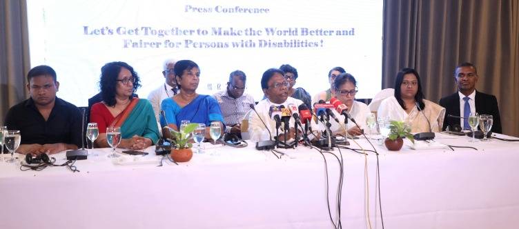ලෝක ආබාධිත දිනය අදයි. ඔවුන් වෙනුවෙන් මාධ්‍ය හමුවක්