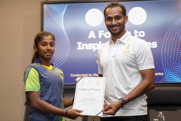 ක්‍රීඩකයන්ට අත්දැකීම් එකතු කළ දින දෙකක් ඔලිමිපික් වෙතින්