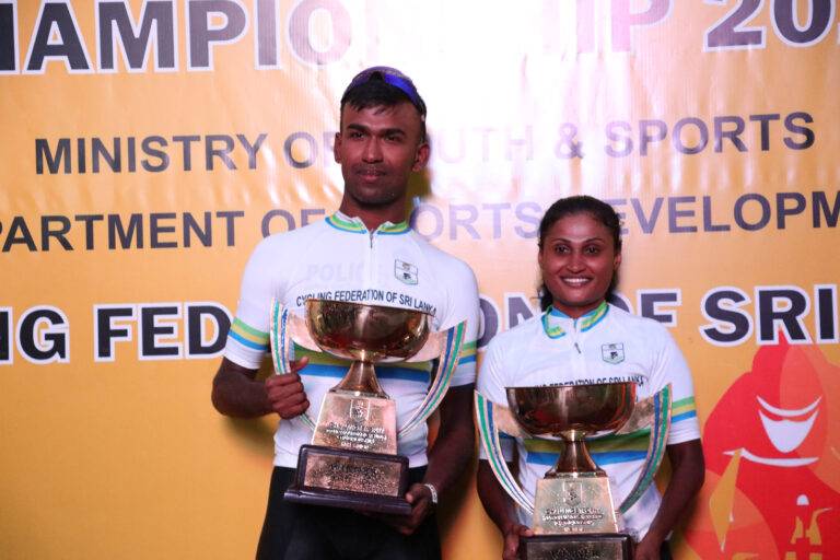 ජාතික පාපැදි සූරතා ගම්පහ චමෝද් ට සහ පුත්තලමේ දිනේෂා ට
