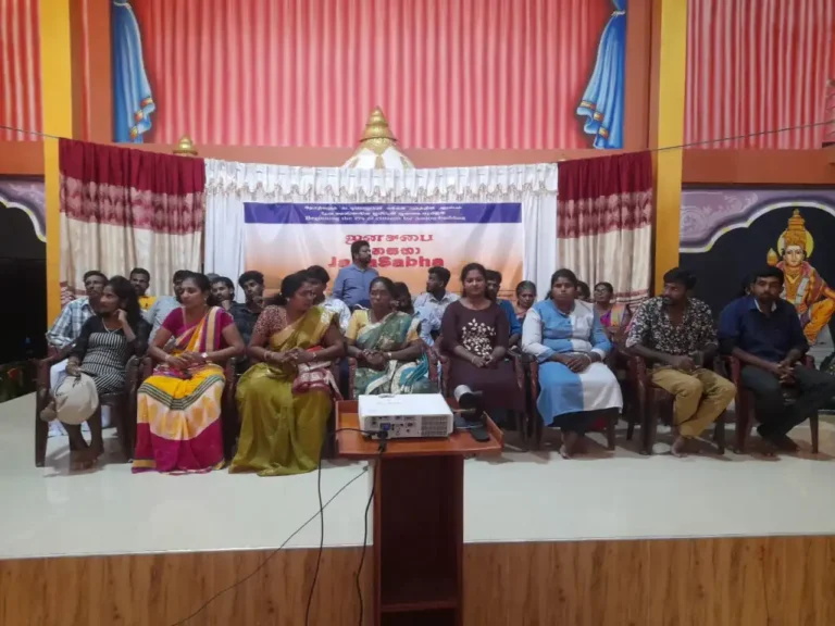 සුවිශේෂී ජනසභාවක් යාපනය වල්වෙට්ටිතුරෙයිදී!
