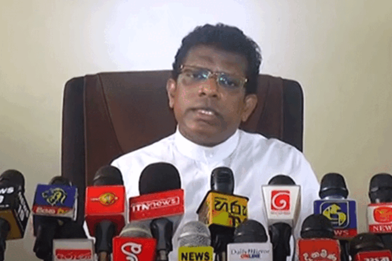 ප්‍රකාශය අසත්‍යයයි. හැකි නම් ඔප්පු කරන්න – කතෝලික සභාවෙන් ඇමති ටිරාන්ට අභියෝගයක් (VIDEO)