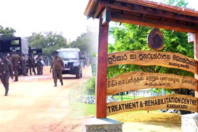 කන්දකාඩු පුනරුත්ථාපන මධ්‍යස්ථානයේ ගැටුමක් අතරතුර රැඳවියන් පිරිසක් පලාගිහින්!