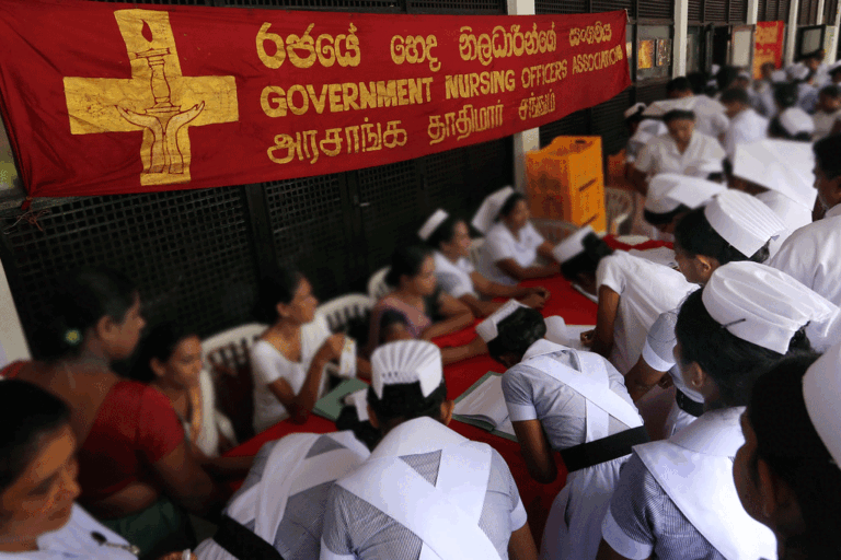 රජයේ හෙද නිලධාරීන්ගේ සංගමය අද වැඩවර්ජනයේ