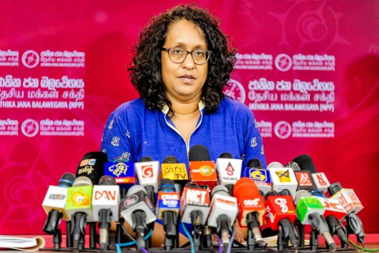 විකල්ප නැති බවට ජනාධිපතිවරයා කියන කතාව තක්කඩි කතාවක් – හරිනි අමරසූරිය (NPP)