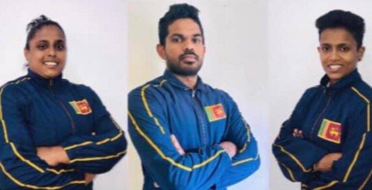 ඔලිම්පික් රන් පදක්කම ගැටෙන තරග බිමට ලංකාවෙන් තුනක්