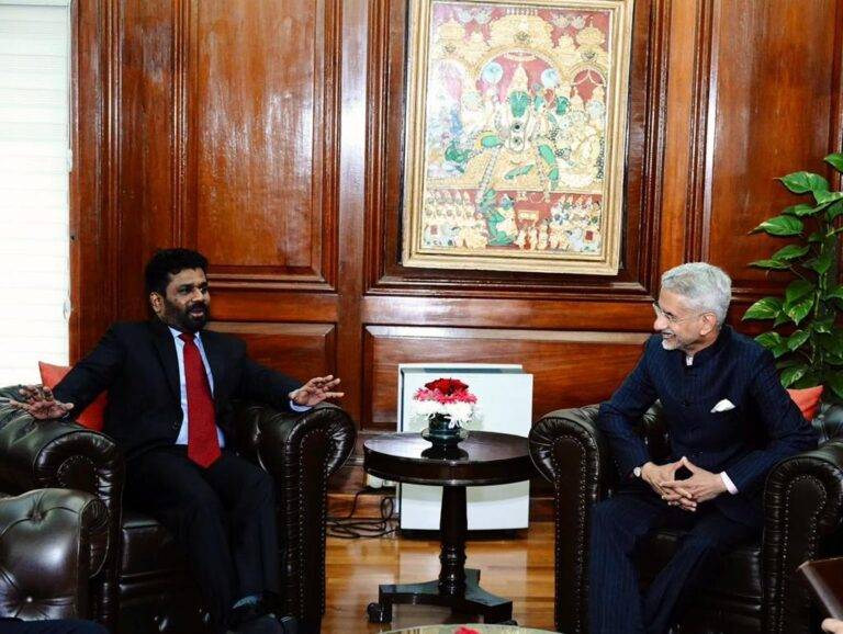 අනුර සහ එස්. ජයිශංකර් අතර හමුවක්!