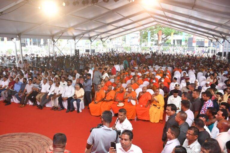 “ශක්තිමත් ආර්ථිකයක් – ජයග්‍රාහී ගමනක්” තේමාව කරගනිමින් නව සන්ධානයේ දෙවන ජන රැළිය කොළඹ හයිඩ් පාර්ක් පිටියේදී!
