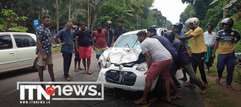 තිස්ස – මාතර ප්‍රධාන මාර්ගයේ වාහන දෙකක් ගැටීමෙන් 07ක් රෝහලට!