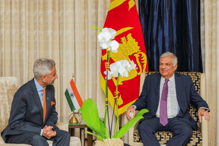 ජනපති රනිල් සහ ඉන්දීය විදේශ කටයුතු ඇමති අතර හමුවක්