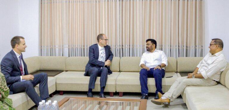 NPP නායක අනුර සහ කැනඩා මහකොමසාරිස් අතර හමුවක්!