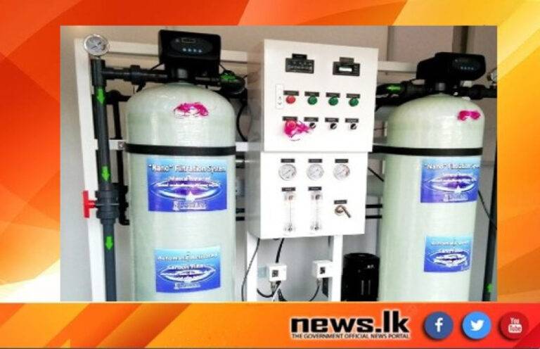 උතුරු පළාතේ ජනතාවගේ පානීය ජල ගැටලුවට විසඳුම්!