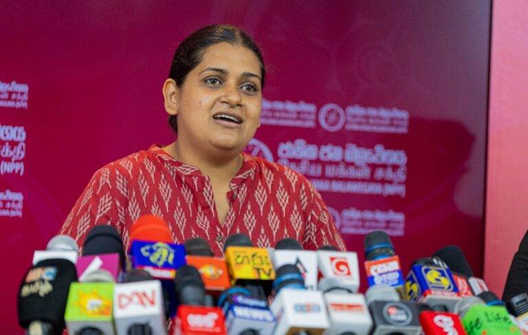 මේ ජඩ දේශපාලනය අවසන් කරන්න NPP කාන්තා අපි නැගී සිටිනවා – ව්‍රායි කැලී බල්තසාර්