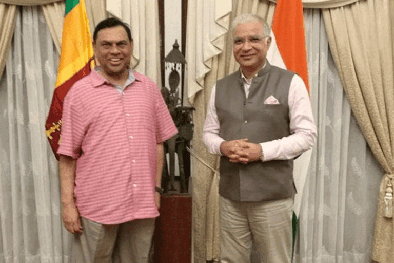 ඉන්දීය මහ කොමසාරිස්වරයා සහ බැසිල් රාජපක්ෂ අතර හමුවක්