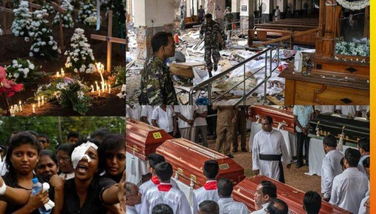 දැවී හළුව ගිය කළු ඉරිදාවක් වූ පාස්කු ප්‍රහාරයට හෙටට වසර 05ක්!