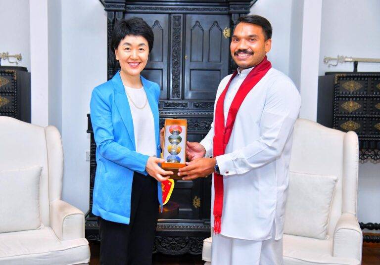 චීන කොමියුනිස්ට් පක්ෂයේ නියෝජිතයින් සහ නාමල් අතර හමුවක්!