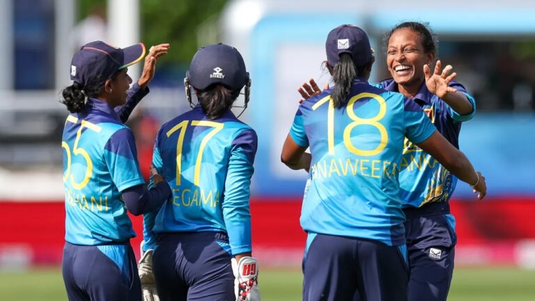ශ්‍රී ලංකා ක්‍රීඩිකාවන්ට අපහසුවෙන් ලැබුණු ඉතා පහසු ජයක්