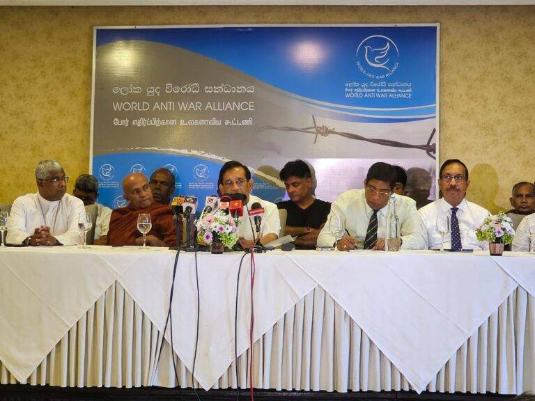 පලස්තීනුවන් වෙනුවෙන් හදවත් එකතු කරන රාජිත!