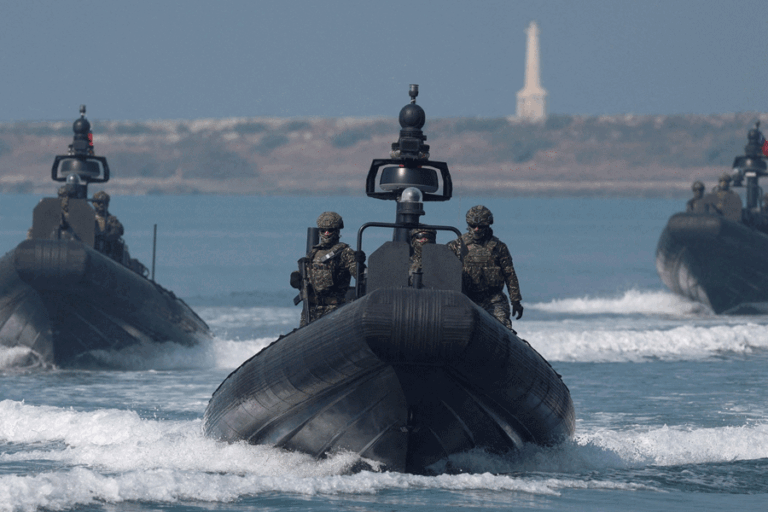 තායිවානයේ නව ජනාධිපතිවරයාගේ සමාරම්භක කතාවෙන් පසු චීනය තායිවානය වටා හමුදා අභ්‍යාස ආරම්භ කරයි