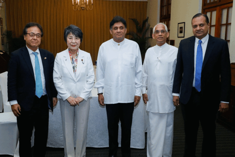 විපක්ෂ නායක සජිත් සහ ජපාන විදේශ ඇමතිනිය අතර හමුවක්