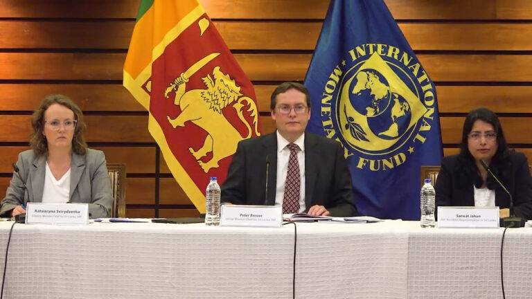 IMF වෙතින් මෙරට ණය තිරසරභාවය පිළිබඳ පැසසුම්!