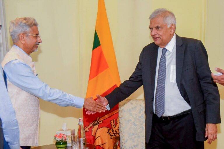 ඉන්දීය ආයෝජන ගැන ජනපති සහ ඇමති ජයශංකර් අතර සාකච්ජා!