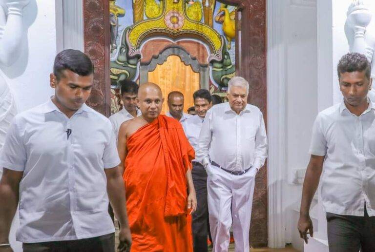 ජනපති රනිල්ගේ වැඩපිළිවෙළට සමස්ත මහා සංඝරත්නයේ ආශිර්වාදය හිමිවෙනවා – පූජ්‍ය ඉත්තෑපානේ ධම්මාලංකාර මහා නායක හිමිපාණන්