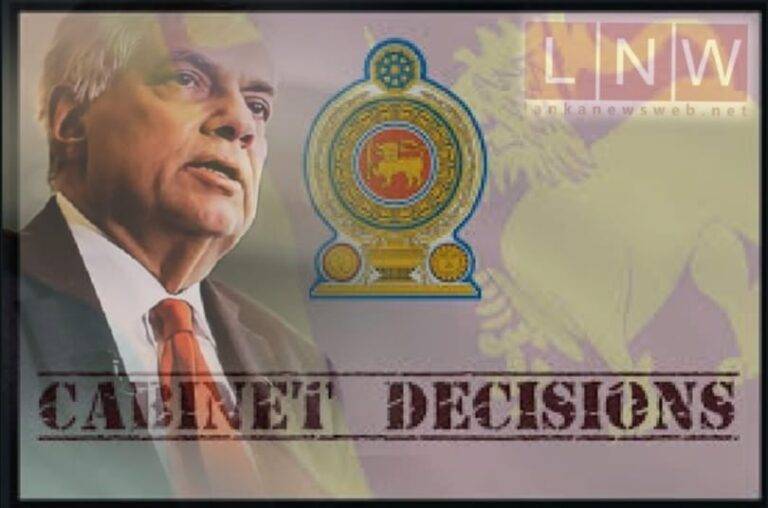 කඩිනම් අපදා සහන සඳහා ජනපතිගේ යෝජනාවට කැබිනට් අනුමැතිය!