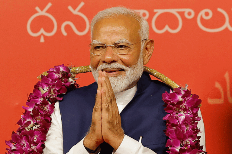 නරේන්ද්‍ර මොදී අපරාජිතව තෙවන වරටත් ඉන්දියාවේ අග්‍රාමාත්‍යවරයා වශයෙන් තේරී පත්වේ